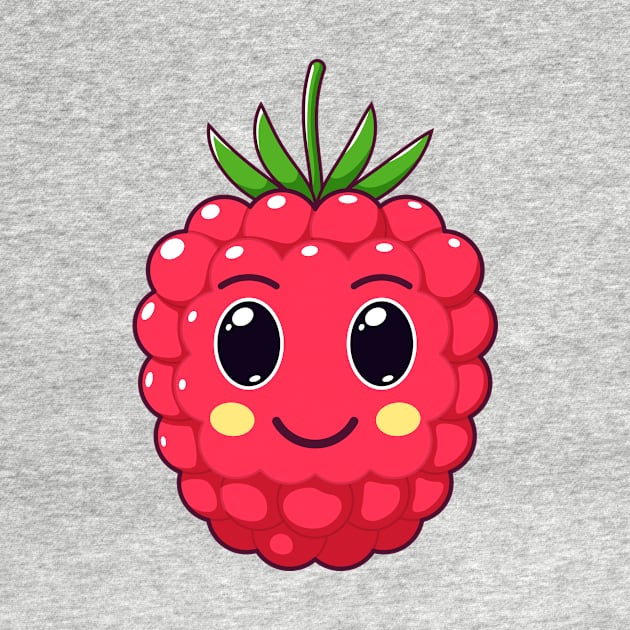 Cute Kawaii Raspberry by DmitryMayer